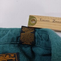 Eddie Bauer Women's Green Cotton Long Sleeve Heavyweight Shirt Size Small  image 4