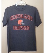 NFL Cleveland Browns SS T-Shirt Gray Small - Fast Ship! - £11.86 GBP