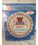 1985 COLORTEX  COUNTED CROSS STITCH IRENE&#39;S  KITCHEN  UNOPENED - $20.15 CAD