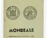 Monreale Booklet Salvino Spinnato 1943 Palermo Sicily  - £14.09 GBP