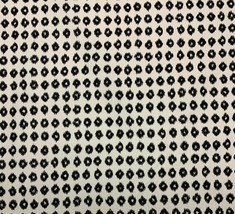 Golding Ikat Spots Charcoal Gray Beige Multiuse Cotton Fabric By The Yard 54"W - $11.64