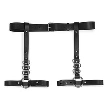 Sexy Leg Harness Women Leather Lingerie Body Bondage Thigh Garter Belt - $27.00