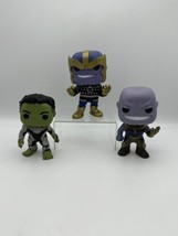 Funko Pop Loose lot Avengers Infinity War 289 Thanos 451 Hulk Ugly Sweater 533 - £15.92 GBP