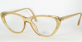 Saphira 4223 30 Light Transparent Amber /GOLD Eyeglasses Glasses Frame 54-16-135 - £91.02 GBP