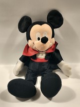 Disney Sega Trick Or Treat Vampire Mickey Plush Stuffed Animal 15&quot; - £11.65 GBP