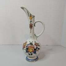 Royal Goedewaagen Holland Ceramic Jug Vase Pitcher Floral Delfts 1915/23... - £67.25 GBP