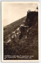 Cumberland MD RPPC Ladies On Lovers Leap The Narrows Real Photo Postcard V26 - £12.57 GBP