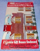 Vintage Nestle Toll House 2 Cookie Gift Boxes in Wrap Unused Promotion - £6.21 GBP