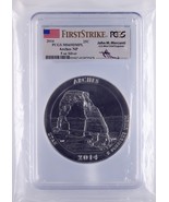 2014 ATB Arches NP 5 oz Silver First Strike John Mercanti PCGS Graded MS... - $850.71 CAD