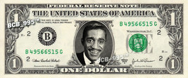 Sammy Davis Jr On Real Dollar Bill   Celebrity Collectible Custom Cash - £2.65 GBP