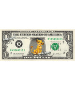 Disney&#39;s Simba on REAL Dollar Bill - Collectible Custom Cash Money $1.00 - £6.98 GBP