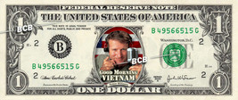 Good Morning Vietnam - Robin Williams on REAL Dollar Bill - Celebrity Cash Money - £2.66 GBP