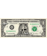 Disney JIMINY CRICKET Pinnochio on REAL Dollar Bill Spendable Cash Money... - £7.09 GBP