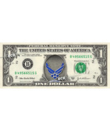 Air Force Logo Real Dollar Bill Cash Money Collectible Memorabilia Celeb... - £7.09 GBP