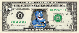 Aladdin Genie On Real Dollar Bill   Robin Williams Celebrity Custom Cash Money - £2.61 GBP