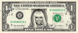 NICKI MINAJ on REAL Dollar Bill - Spendable Cash Collectible Celebrity M... - $4.44