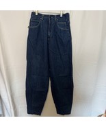 Vintage 80s Sasson High Waist Tapered Jeans Size 12 Blue Denim Made in USA - $75.15 CAD