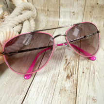 Teeny Tiny Optics Pink &amp; Metal Aviator Sunglasses - Kelly SE/1014/100 57... - $21.49