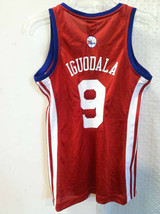 ADIDAS NBA JERSEY PHILADELPHIA 76ERS ANDRE IGUODALA RED WOMEN'S SIZE L - $9.89
