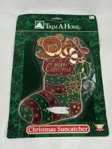 Christmas Stocking Suncatcher 9 Inch KMart Trim a Home - $12.95