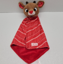 Rudolph My First Christmas Lovey Blanket Red Soft - Kids Preferred - £11.38 GBP