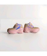 YRU Platform Sneakers Iridescent Pink Chunky Sole - $29.70