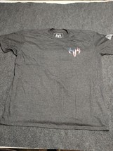 Buck Wear T Shirt Adult 2XL XXL Gray Crew Neck No Apologies Tee American - £18.14 GBP