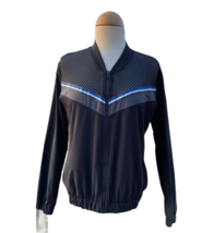 Z by Zella Womens Main Event  Mesh Yoke Top Track Jacket Medium Full Zip... - $167.57 MXN