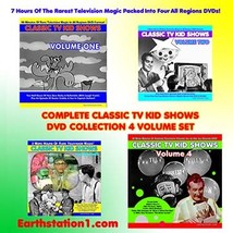 4 Disc Classic TV Kid Shows Complete DVD Set - £31.92 GBP