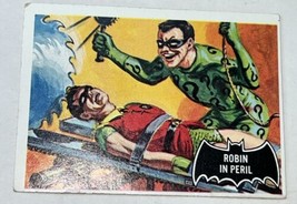1966 Topps Batman Black Bat Card # 42 Robin In Peril - £2.33 GBP