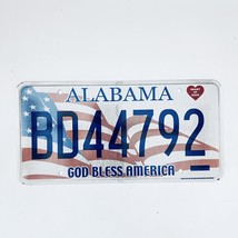  United States Alabama God Bless America Passenger License Plate BD44792 - £14.73 GBP