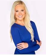 TOMI LAHREN Fox News Channel pundit blue dress 8x10 portrait - $8.40 CAD