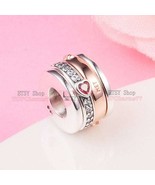 2023 New Two-tone Turning I love you Message Charm  - $25.24 CAD