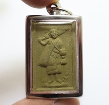 Phra Sivali Lp Toh Blessed 1978 Pendant (1) Sivalee Buddha Yant Lucky Trade Rich - £78.39 GBP