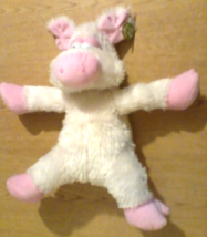 Plush Pig Squeezable Huggable Squooshy Fluffy Sparkle Furry Pink Pig Stu... - £28.76 GBP