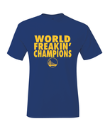 Golden State Warriors 2022 NBA Finals World Freakin Champions Jersey T-S... - $397.30 MXN+
