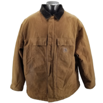 Carhartt Arctic Quilt Lined Sandstone Traditional  Mens Jacket Coat C26 ... - $88.46