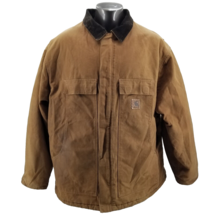 Carhartt Arctic Quilt Lined Sandstone Traditional  Mens Jacket Coat C26 ... - £69.58 GBP