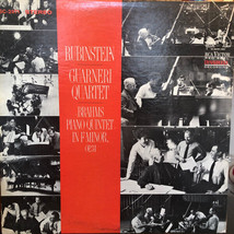 Johannes Brahms, Arthur Rubinstein / Guarneri Quartet - Piano Quintet In F Minor - £6.06 GBP