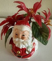 RARE Vintage Napco Ceramic Santa Claus Planter ILX5031/S 4&quot; tall - $15.83