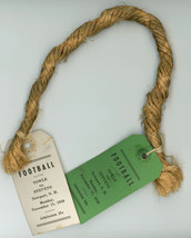 Newport  Claremont NH vintage souvenir football rope tags 1940  - £25.35 GBP