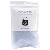 Wistyria Editions Wool Roving 12 .22oz Pale Blue inch - $797.58 MXN
