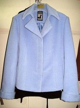 Light blue jacket, made of  alpacawool, outerwear - £268.53 GBP