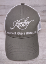 Kimber Firearms What All Guns Should Be Mesh Snapback Gray Baseball Hat Cap - $15.15