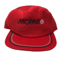 VTG Mopar Red Adjustable Snapback Hat Chrysler Drag Racing NHRA - £32.14 GBP