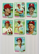 13 1978 Topps Baseball Philadelphia Phillies Ex+++ Boone, Cardenal; + - £5.43 GBP