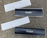 Stauer Watch Boxes Lot of 2 In Gift Boxes 11&quot; x 2 3/8&quot; &amp; 11&quot; x 2 3/4&quot; Bo... - $19.37