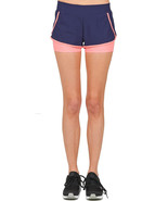 The North Face Women Dynamix Stretch Shorts, Patriot Blue/Neon Peach, XS - £25.68 GBP