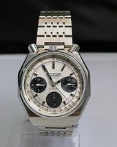 CITIZEN 67-9356 Bullhead Panda Flyback Chronograph 4-901223 Challenge Timer - $1,262.10 CAD