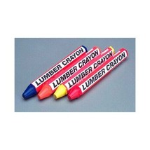 Markall 80354 Wax-Based Orange Lumber Crayon, #200 1/2&quot; Hex x 4 5/8&quot; L - £22.13 GBP